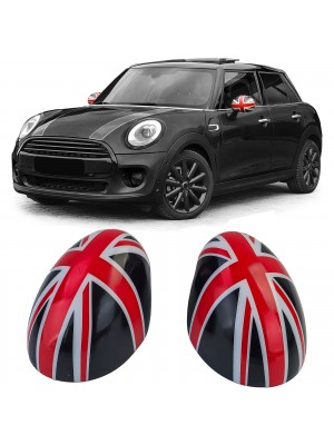 Kryty zrcátek Mini One/Cooper F54/F55/F56/F57 (2013-2018) - černo-červené